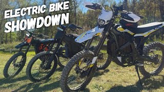 Surron Ultra Bee Takes On E-Ride Pro and Light Bee X in EPIC Showdown!