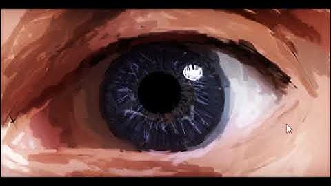 Captivating Eye Speed Painting: MS Paint Timelapse | Step-by-Step Art Tutorial