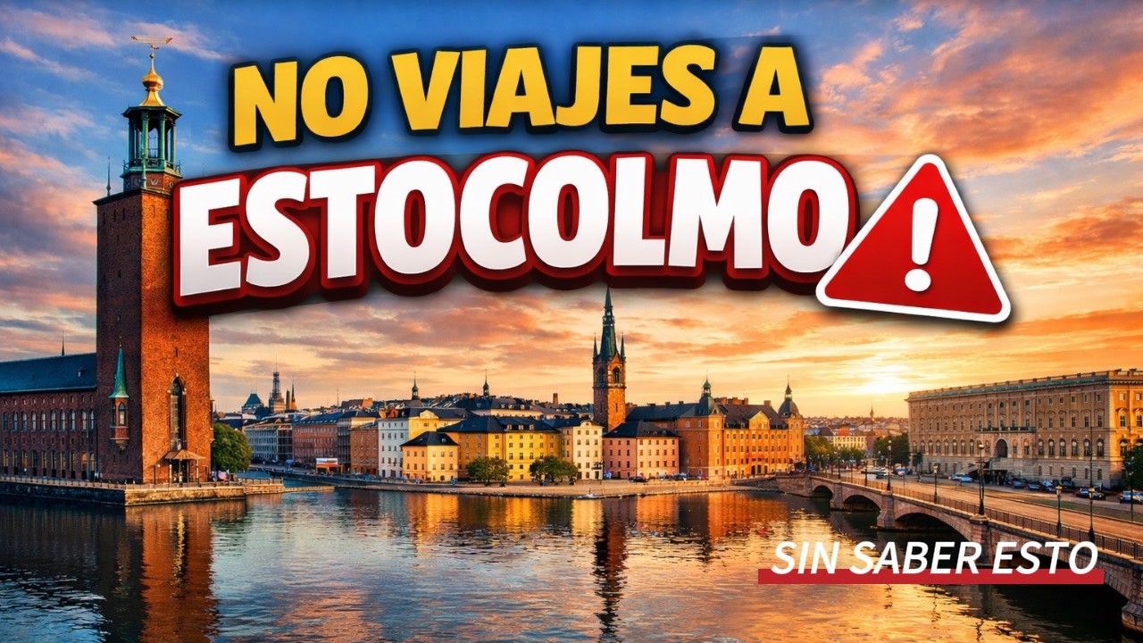 ⛔️🇸🇪 NO VIAJEA A ESTOCOLMO. Sin saber esto
