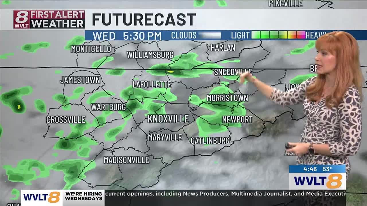 More clouds to increasing rain, several cold fronts ahead - YouTube