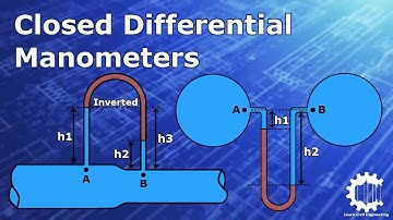 Differential Manometers Example Problems - Pressure Difference Measurement - Fluid Mechanics