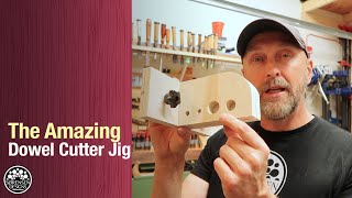 The Amazing Dowel Cutter Jig - Woodworking on a Budget