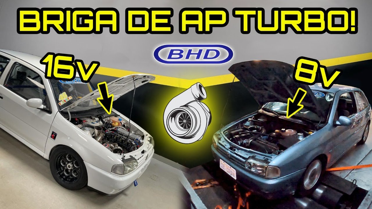 Duelo dos AP Turbão. 16v X 8v, tudão X Padaria gourmet