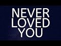 Alone. - Never Loved You (Lyrics)