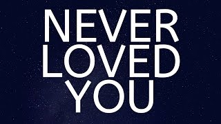 Alone. - Never Loved You (Lyrics)