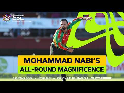 Mohammad Nabi Continues To Have a SUPERB Tournament | CPL 2026