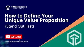How to Define Your Unique Value Proposition (Stand Out Fast)