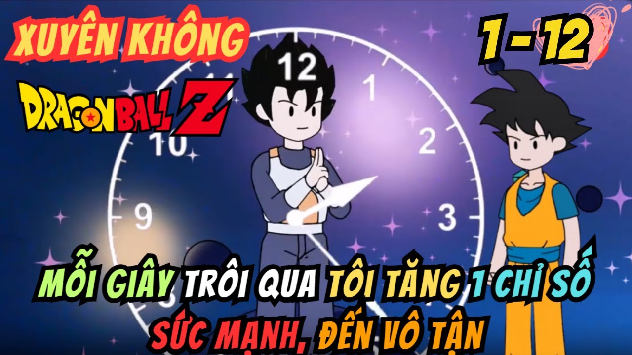 Xuyên Không Dragon Ball Mỗi Giây Trôi Qua Tôi Tăng 1 Chỉ Số Sức Mạnh, Tăng Đến Vô Tận | Tập 1-6