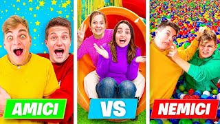 3 TIPI DI AMICI vs NEMICI CON NINNA E MATTI! Al cinema e al parco giochi  *3 TIPI DI AMICI*🍿