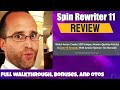 Spin Rewriter 11 review