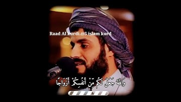Raad Al kurdi ماتيسر من سورة النحل رعد الكردي حالات وتس آب