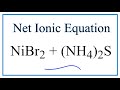 Net Ionic Equations and Spectator Ions