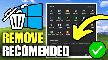 How To Remove Recommended Items From Start Menu (Windows 11)