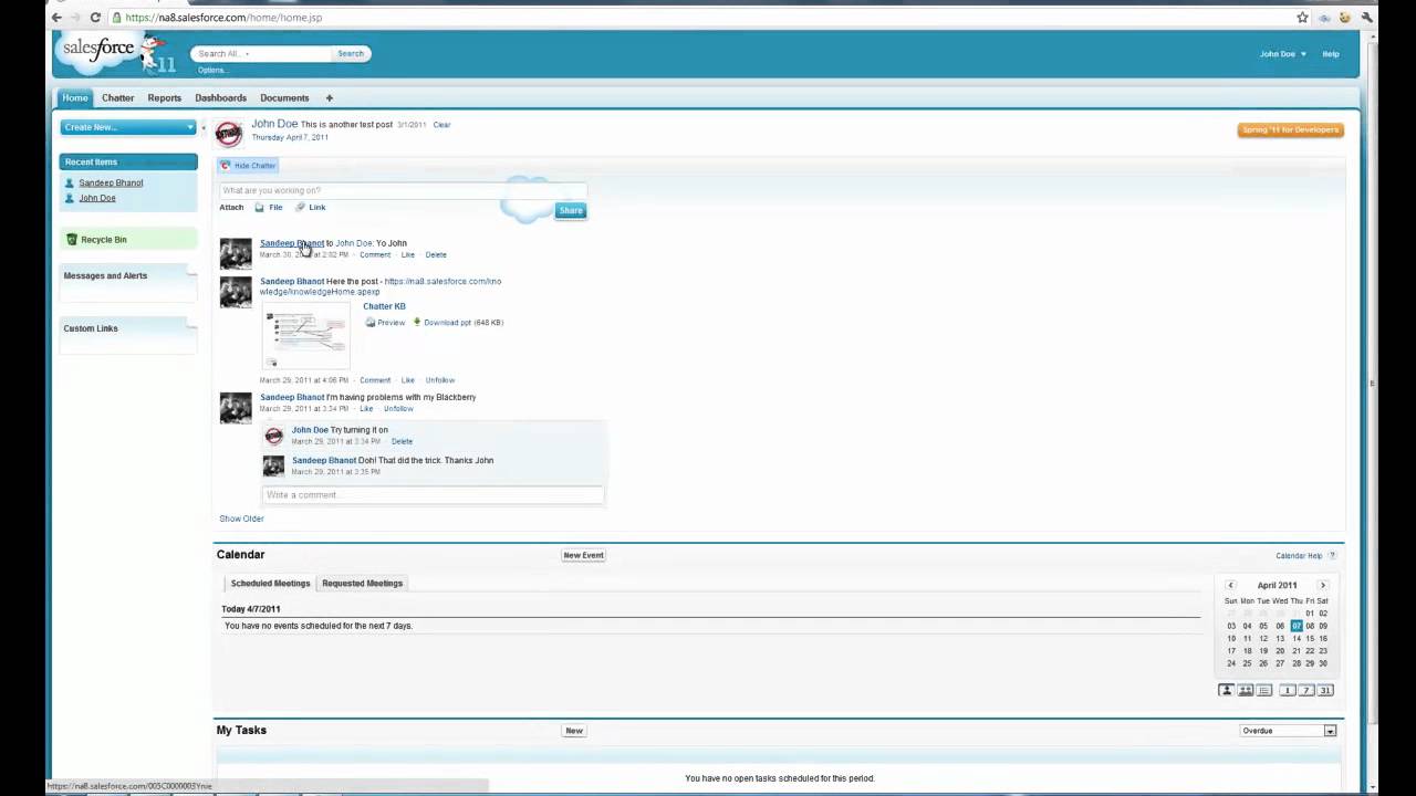 Chatter desktop app