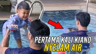 KIANO'S FIRST TIME TO TAKE SWIMMING LESSONS ‼️ HE THOUGHT .. KIANO WAS JUST LIKE A FISH, CAN BREA...