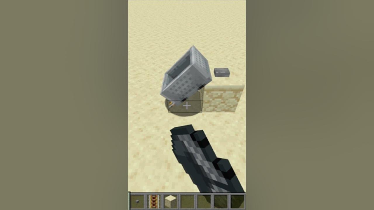 Working Train in Minecraft (No Commands) shorts YouTube