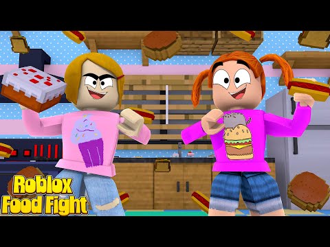 Roblox Escape Food Fight With Molly And Daisy!