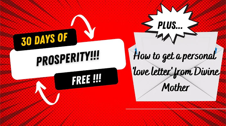FREE! 30 days of Prosperity (plus, how to get a "l...