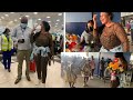 Empress Gifty (Adorye) ‘s Husband & team welcome her in a grand Royal style at the Airport from USA