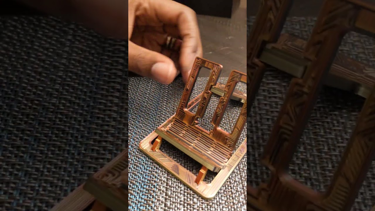3d printed cellphone stand p-flat print 