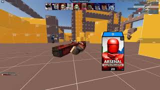 Getting level 125 in Roblox Arsenal