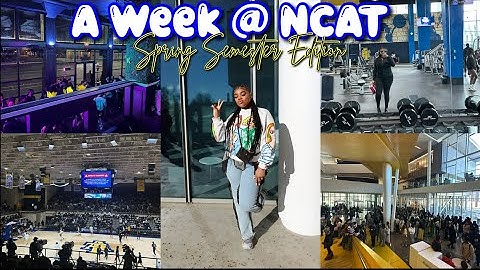 A Week @ NCAT: FDOC Spring Semester, Parties, Gym Life, & Greek Night Basketball