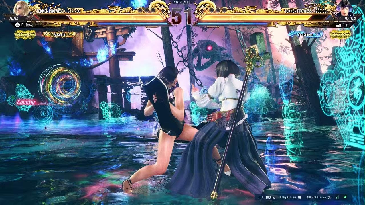 TEKKEN8 Nina vs Reina