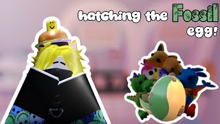 Hatching a FOSSIL egg in Adopt Me! screenshot 5