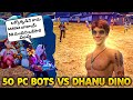 50 DANGEROUS PC BOTS VS ME | FULL FUNNY WTF MOMENTS WITH PC BOTS IN FREE FIRE IN TELUGU