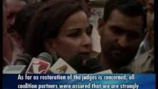 Pakistan reaffirms judge pledge