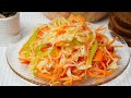 Готовлю каждый день! Мой дежурный салат из капусты! ОЧЕНЬ ВКУСНЫЙ и простой рецепт за 5 минут!