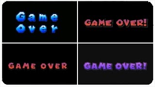 A quick compilation of all game over screens in the new super mario
bros. series. this inlcludes nsmb ds, nsmb2, nsmbw, nsmbu & nslu! s...