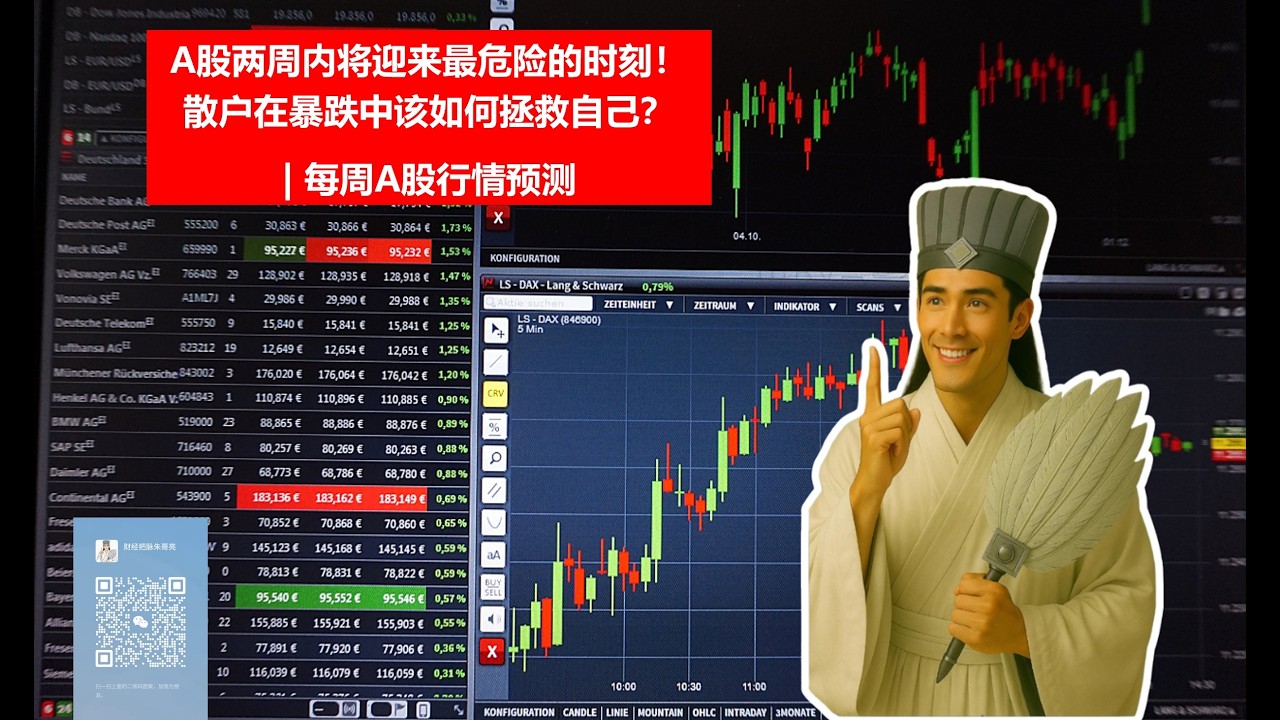 A股两周内迎最危险时刻!散户暴跌中如何自救?附腾讯、恒生科技走势预测 | 每周A股行情预测 - YouTube