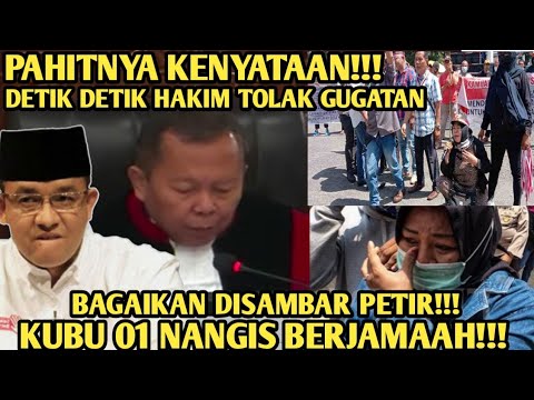 PAHITNYA KENYATAAN❗MK: PEMOHON HANYA AJUKAN BUKTI DARI MEDIA ONLINE TANPA HADIRKAN SAKSI