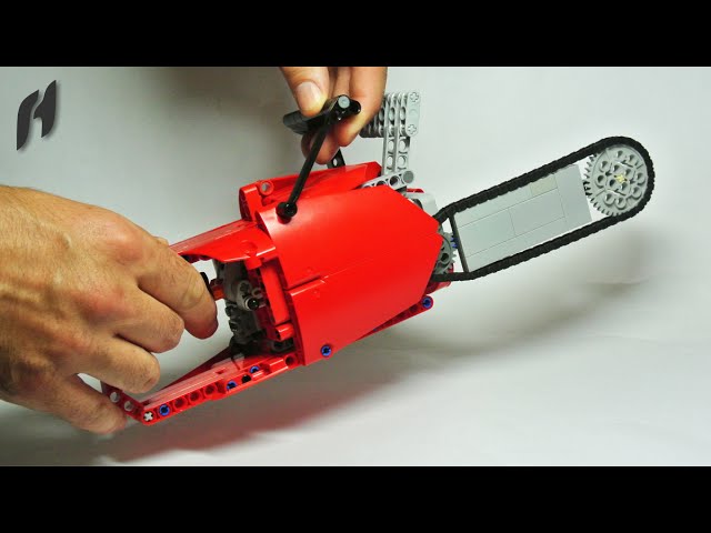 How to Build the Lego Technic Chainsaw (with Power Functions Motor) -  YouTube