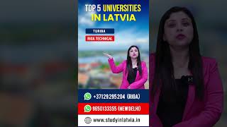 Want Study In Latvia 5 Universities In Latvia