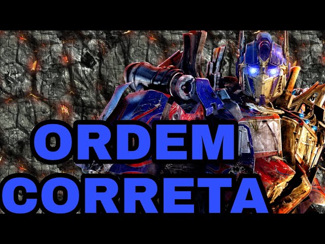 transformers ordem cronologica