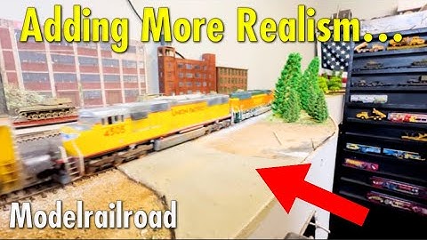 💯How to build a Real looking road for your TrainLayout#modelrailroad