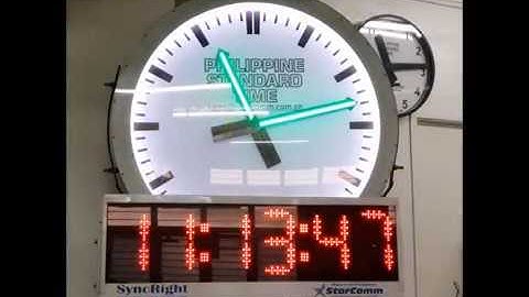 SyncRight 7-inch Digital GPS Clock with Temperature Display