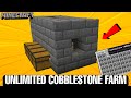 Minecraft: Unlimited Cobblestone Generator (Farm) Tutorial | How To Make Unlimited Cobblestone Farm