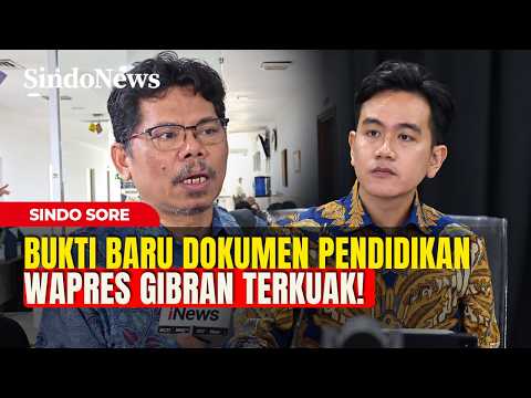 Bukti Baru Dokumen Riwayat Pendidikan Wapres Gibran Terkuak! | Sindo Sore | 25/10