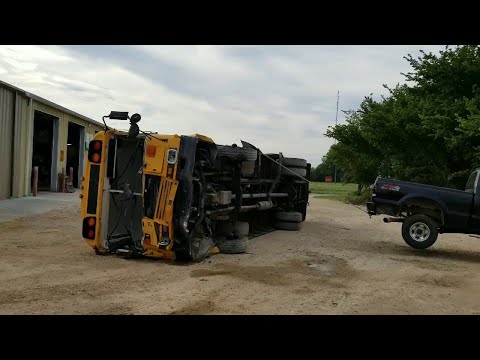 Forceful Ford Flips School Bus || ViralHog