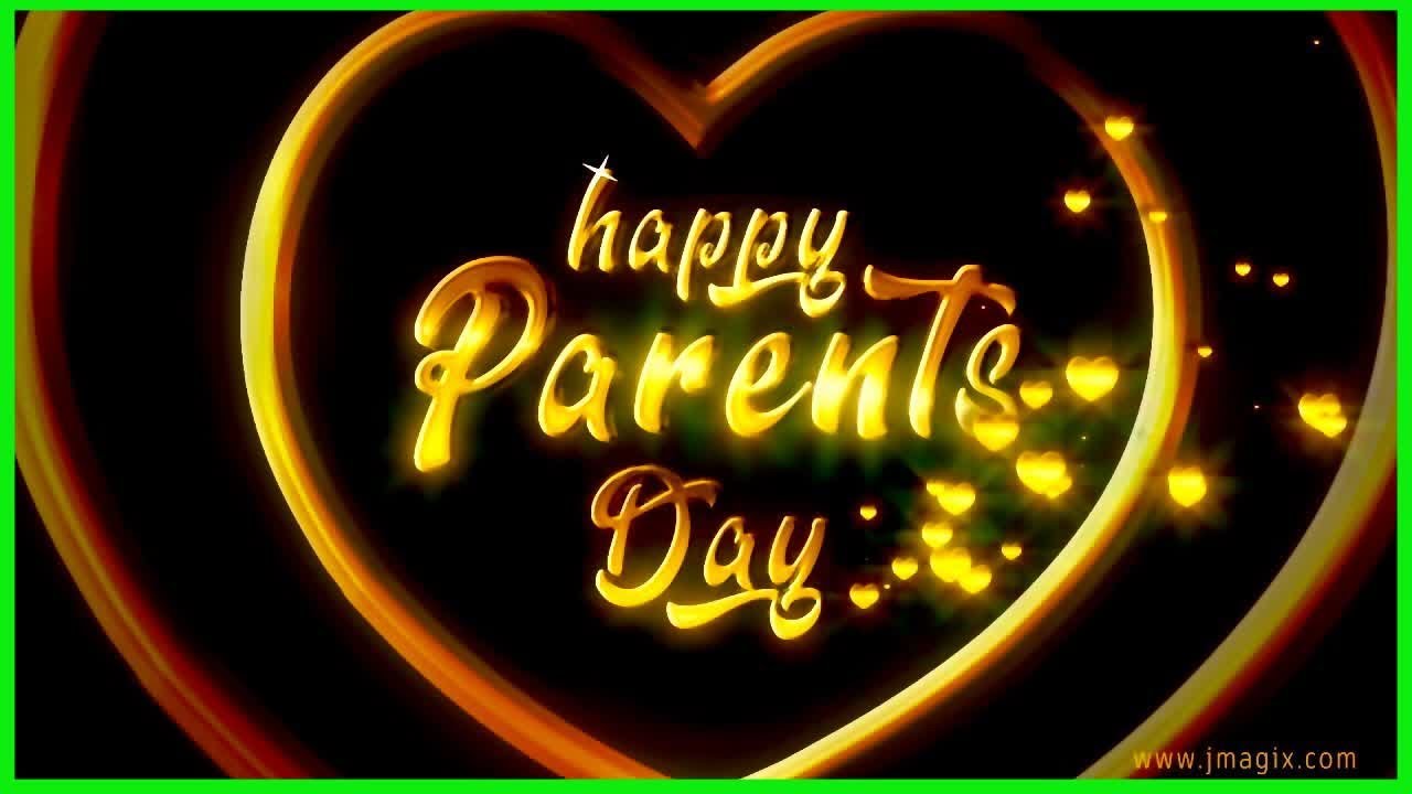 Background Loop Happy Parents day 2020 greeting whatsapp status animated video , Digital greeting