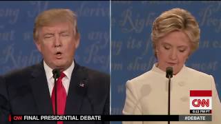 Trump, Clinton spar over Second Amendment during debate