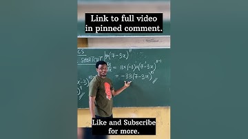 Chain Rule ShortCut: Differentiate FASTER using Chain Rule ShortCut. #excellenceacademy