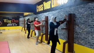 وينج تشون اكشن1 wing chun Boxing     تدريبات علي الدمية الخشبية من اول يوم