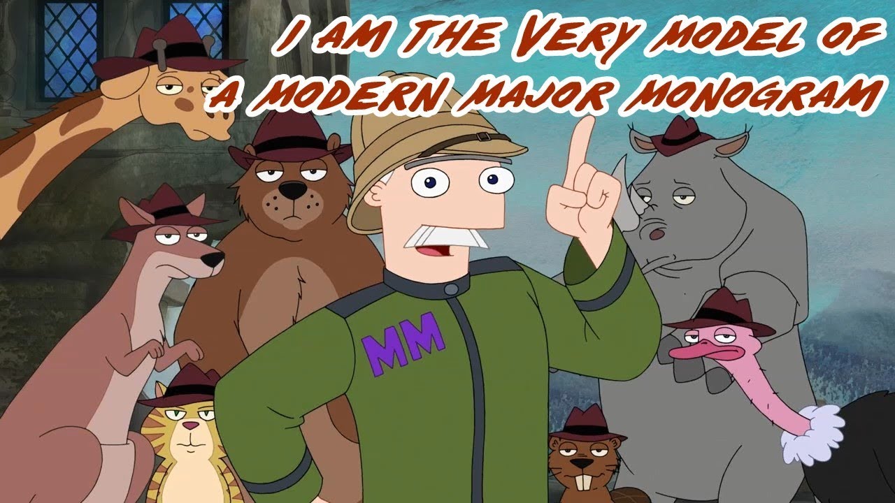 Phineas And Ferb Major Monogram