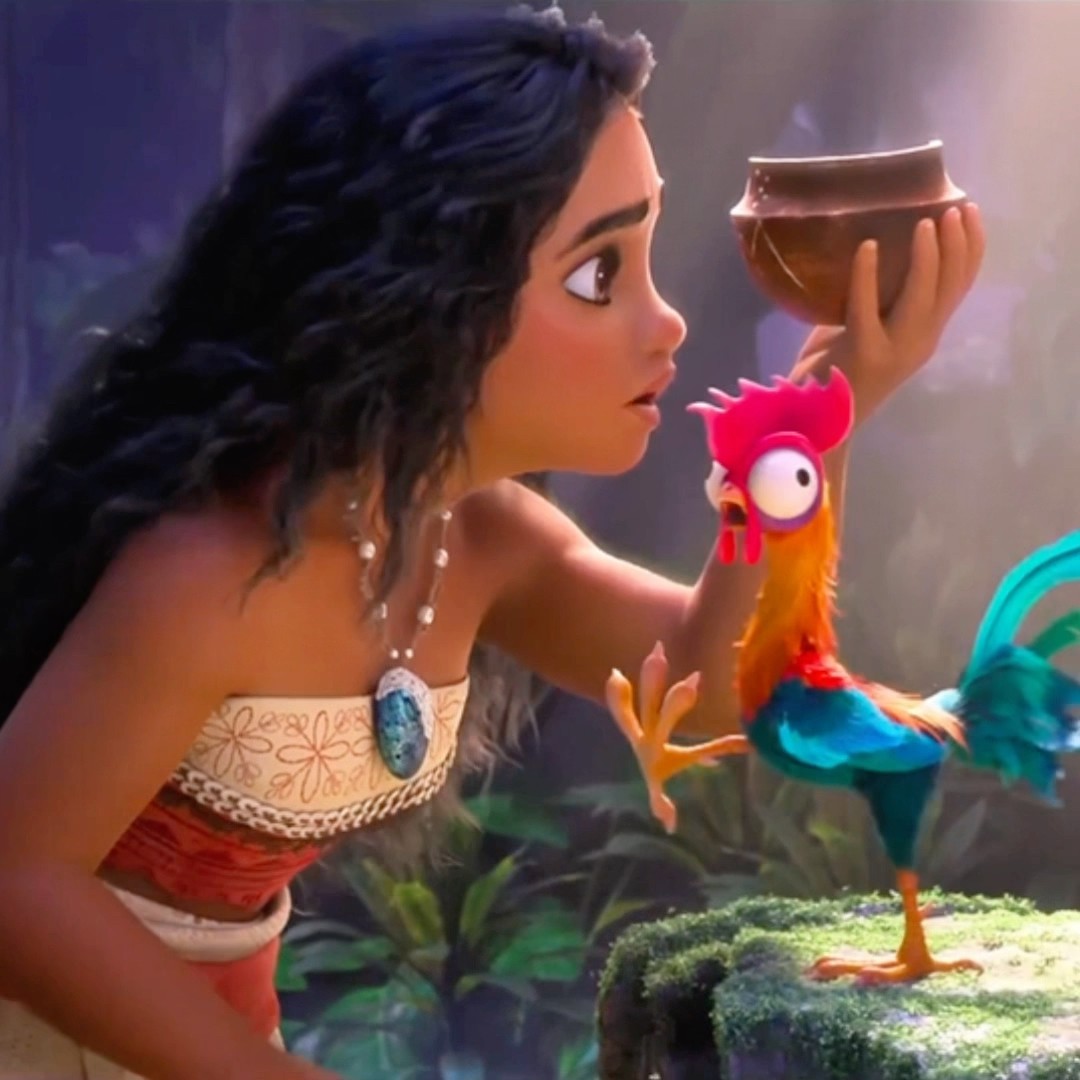 O Galo da MOANA Encontrou um Presente #shorts