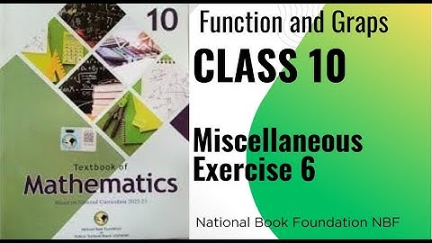 Class 10 Maths Miscellaneous Exercise 6 New book nbf || 10th math nbf || review Ex 6 class 10