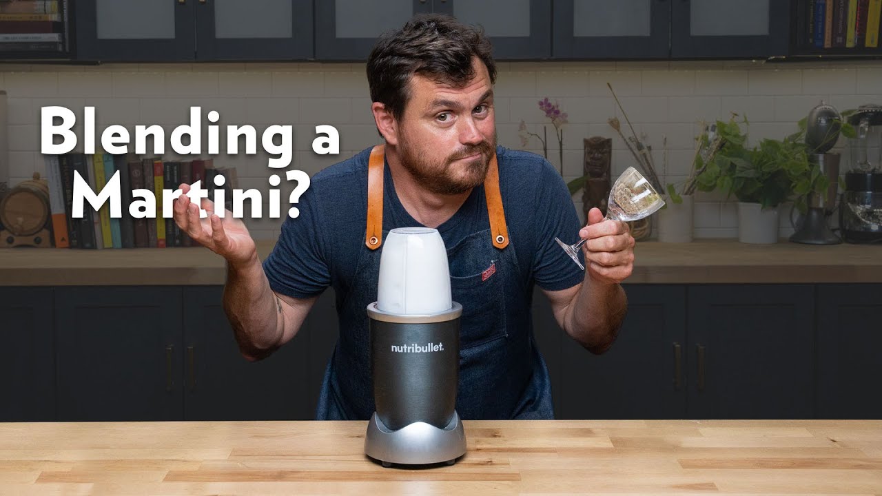 What happens when you flash blend a Martini? YouTube